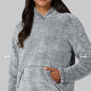 NWT 32 Degrees Soft Sherpa Pullover Hoodie